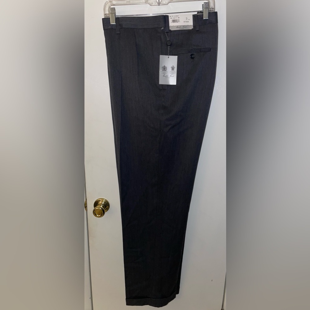 Austin Reed dark gray men’s dress pants.